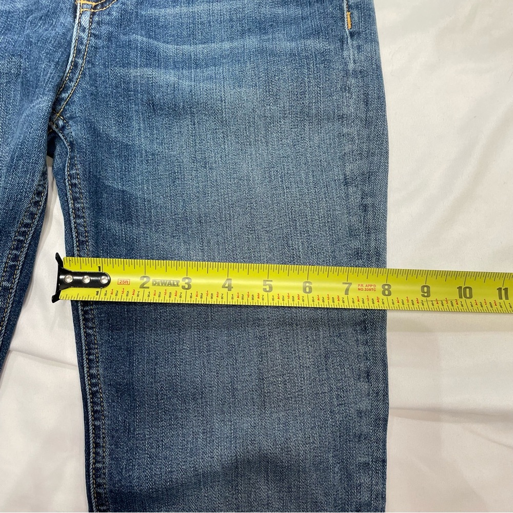 Rag & Bone Nina High Rise Ankle Flare Jeans Denim Straight Leg Raw Hem Frayed 25 - Picture 16 of 16